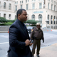 Baltimore Police Officer William Porter as he arrived to court in Baltimore for his own trial in the Freddie Gray case Dec. 16, 2015. Porter, one of six Baltimore police officers charged in Gray’s death, testified June 13, 2016, in the trial of fellow Police Officer Caesar Goodson regarding Gray’s death.
Mark Wilson/Getty Images